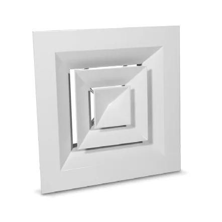 Diffuseur plafonnier 4 directions